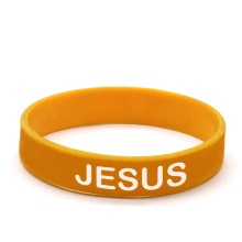 Pulseira de silicone Cristã I Love Jesus personalizada por atacado